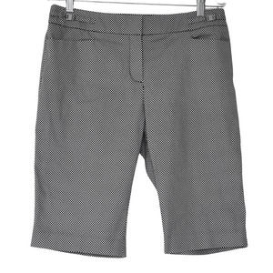 Black & White Checkered Bermuda Shorts Sz 10